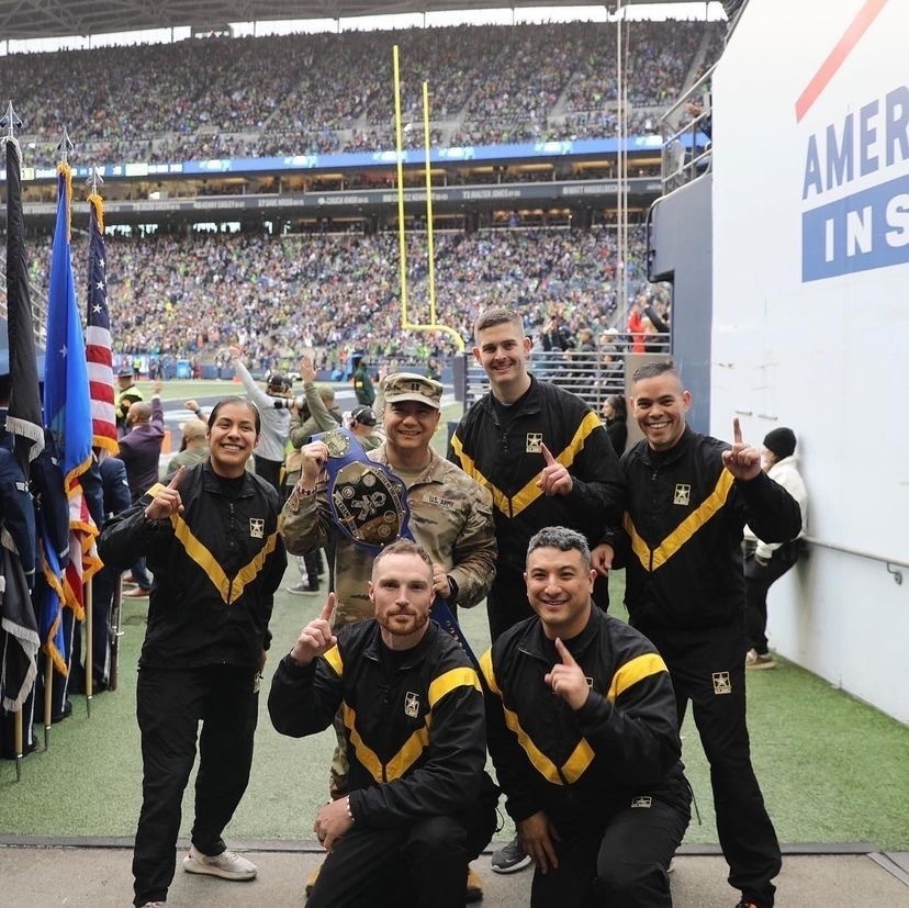 364th ESC at the Seattle Seahawk’s Salute to Service