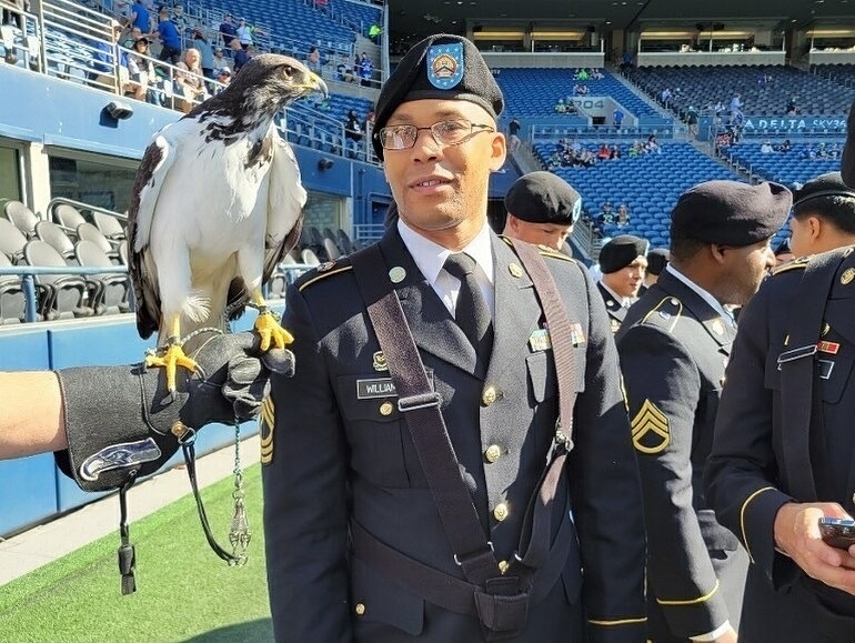 364th ESC at the Seattle Seahawk’s Salute to Service