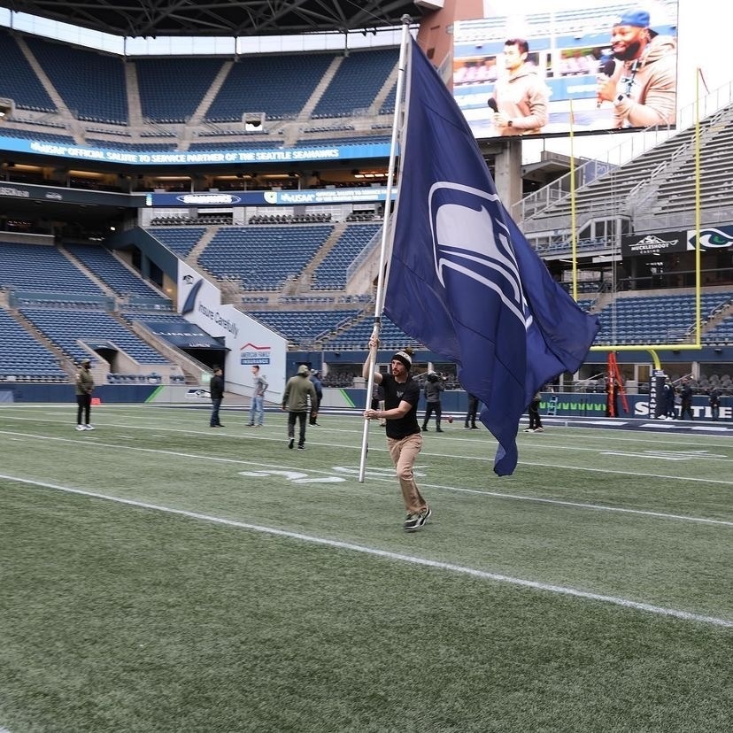 364th ESC at the Seattle Seahawk’s Salute to Service