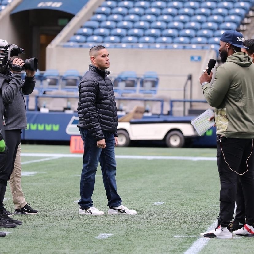 364th ESC at the Seattle Seahawk’s Salute to Service