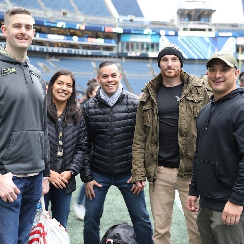 364th ESC at the Seattle Seahawk’s Salute to Service