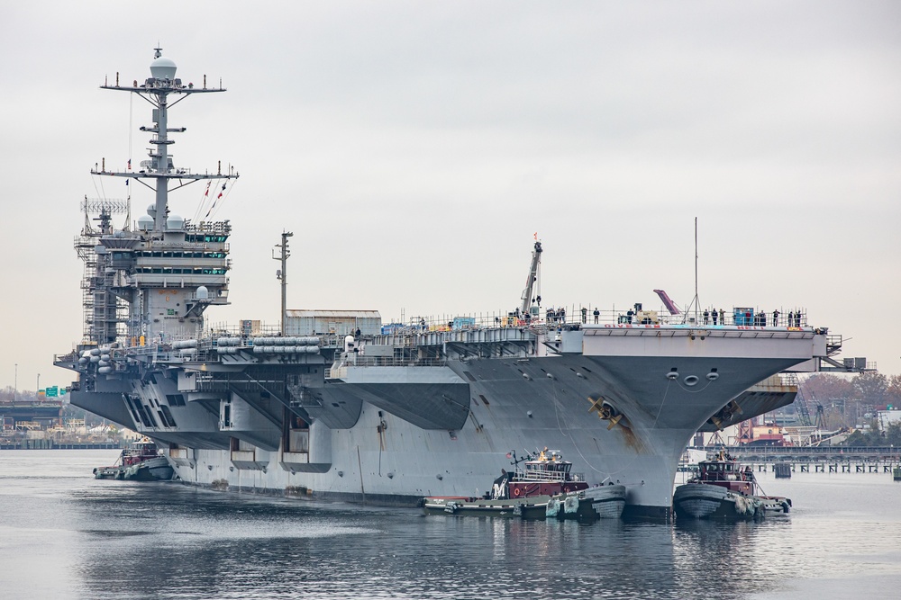 Norfolk Naval Shipyard welcomes USS Harry S. Truman for Planned Incremental Availability