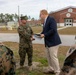 An Explosive Ordnance Disposal Marine receives a Certificate of Excellent Personal Action