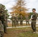 An Explosive Ordnance Disposal Marine receives a Certificate of Excellent Personal Action