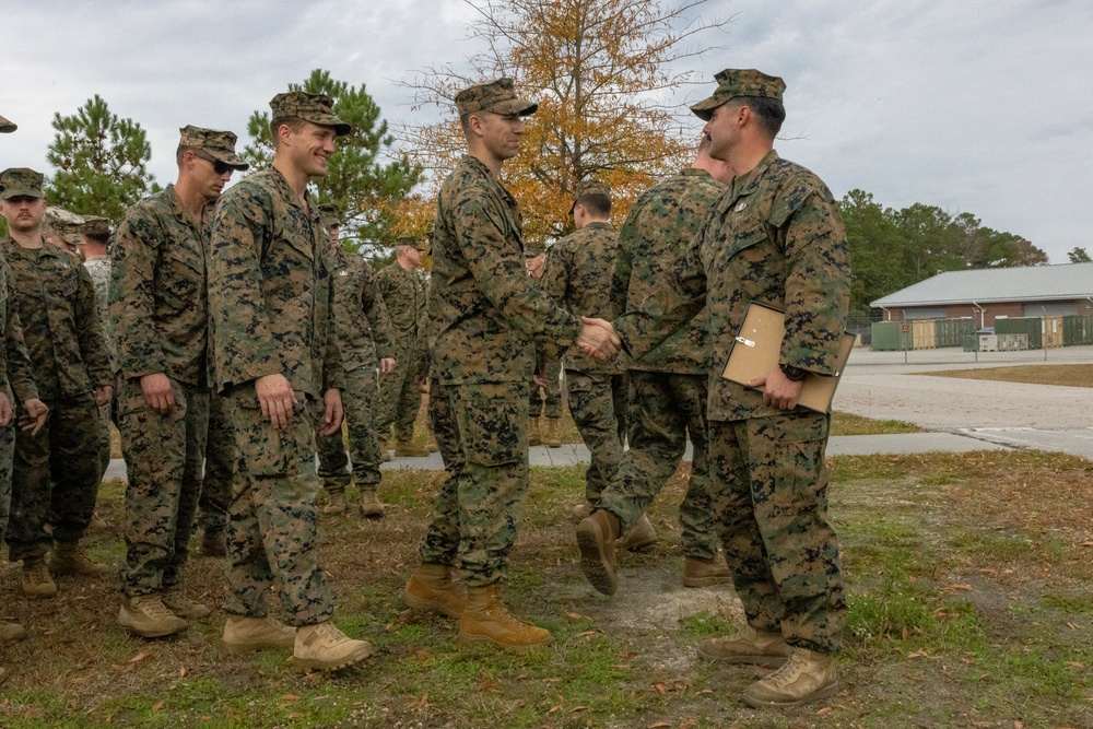 DVIDS - Images - An Explosive Ordnance Disposal Marine receives a ...