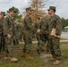 An Explosive Ordnance Disposal Marine receives a Certificate of Excellent Personal Action