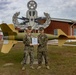 An Explosive Ordnance Disposal Marine receives a Certificate of Excellent Personal Action