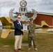 An Explosive Ordnance Disposal Marine receives a Certificate of Excellent Personal Action