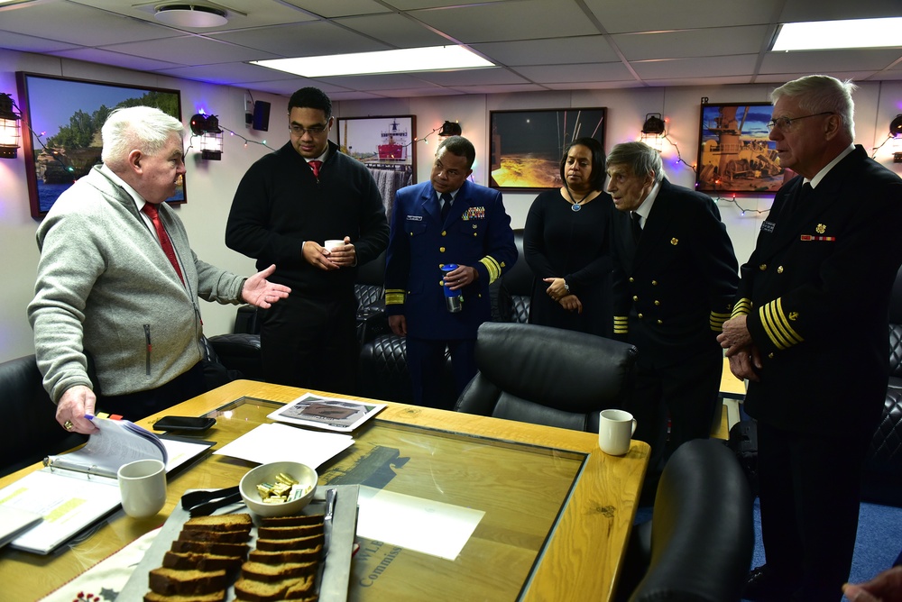 Chicago's Christmas Ship, aka CGC Mackinaw, moors up for 22nd annual ceremony