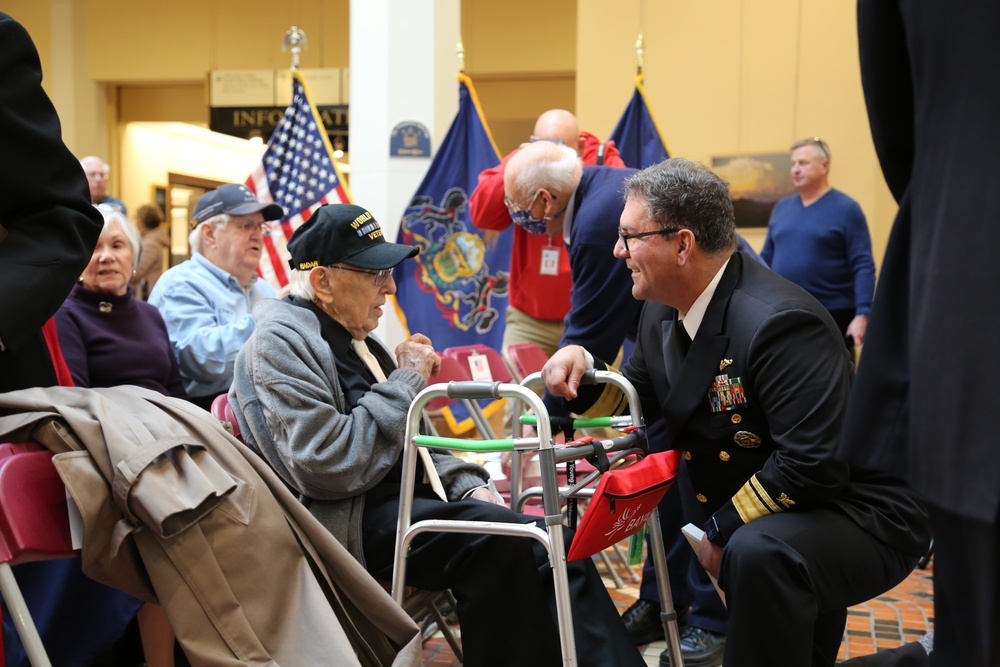 NAVSUP participates in the 2022 Pearl Harbor Remembrance Ceremony at the Pennsylvania State Capitol