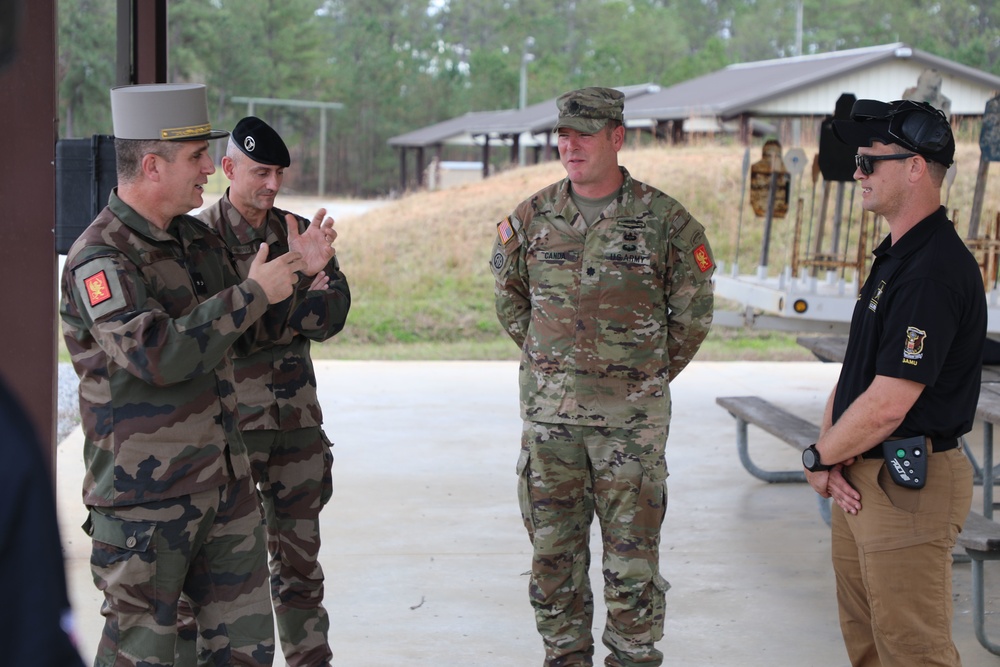 Action Shooting Team hosts French Brig. Gen. Ivan Martin