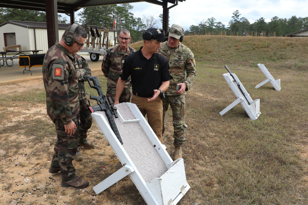 Action Shooting Team hosts French Brig. Gen. Ivan Martin