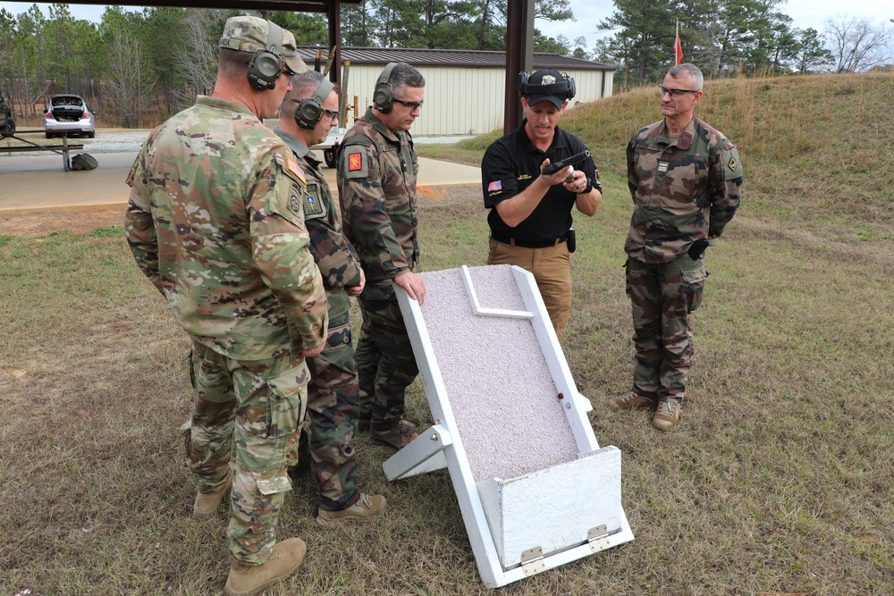 Action Shooting Team hosts French Brig. Gen. Ivan Martin
