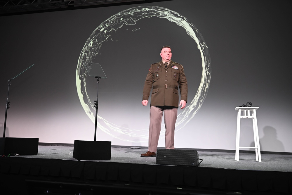 COL Christopher Grice, Acting Director of Chemical/Biological Technology Department at DTRA speaks at #CBDSTConference