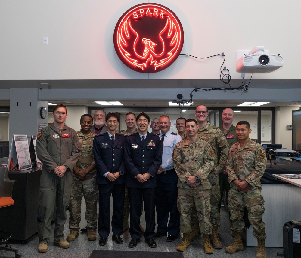 JASDF visits TAFB Phoenix Spark Cell