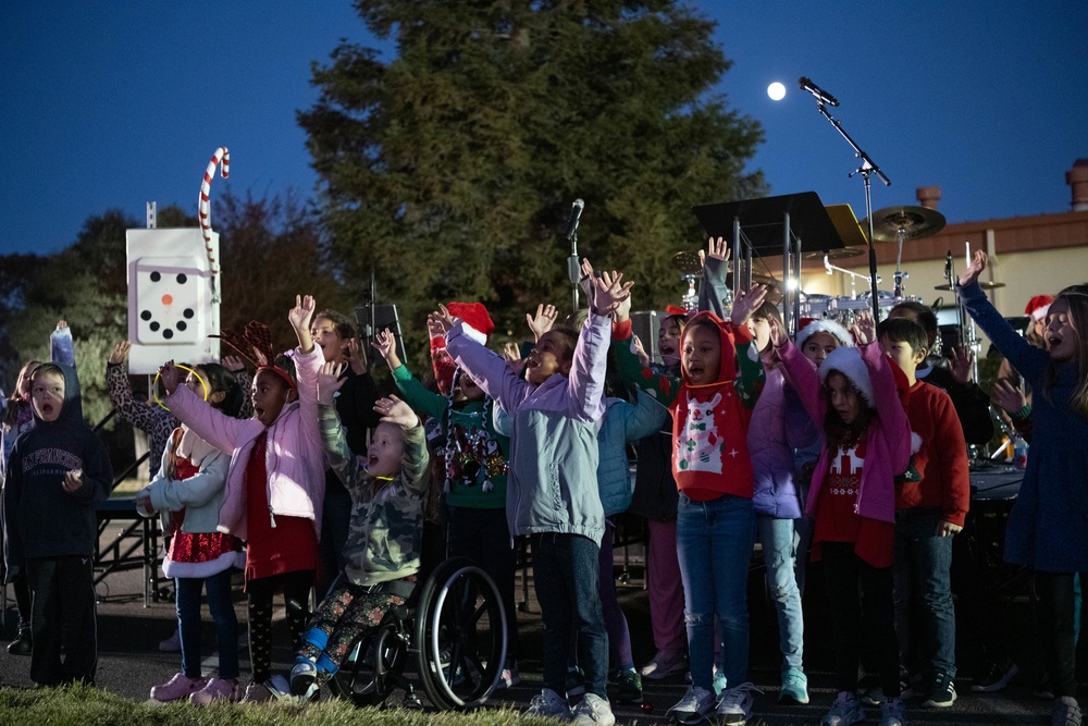 Christmas tree lighting ceremony