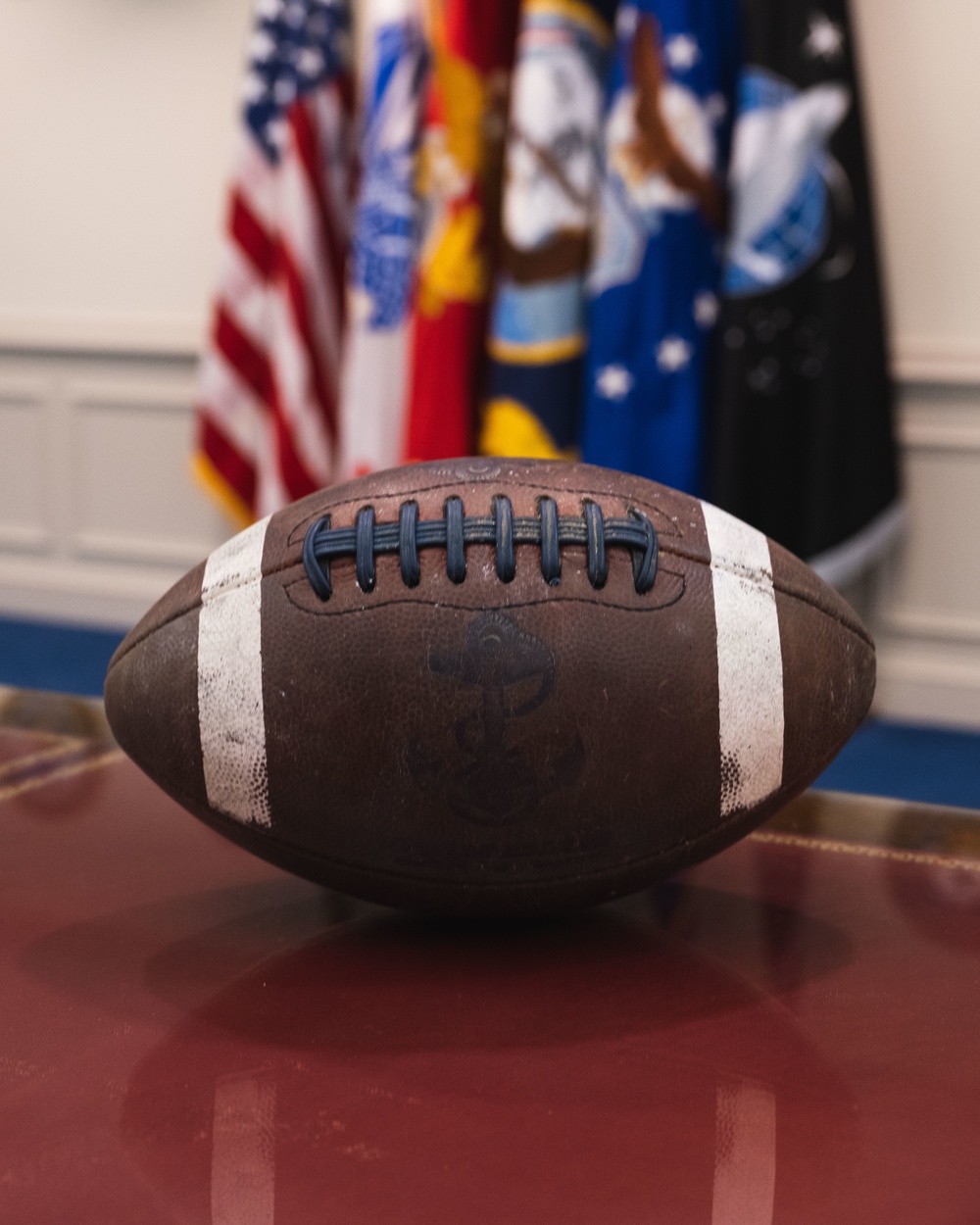 U.S. Naval Academy Football in SECDEF Office