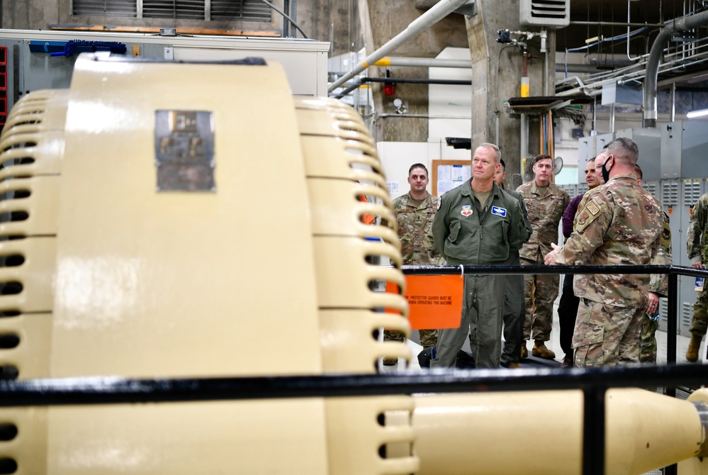 COMACC visits the Western Air Defense Sector