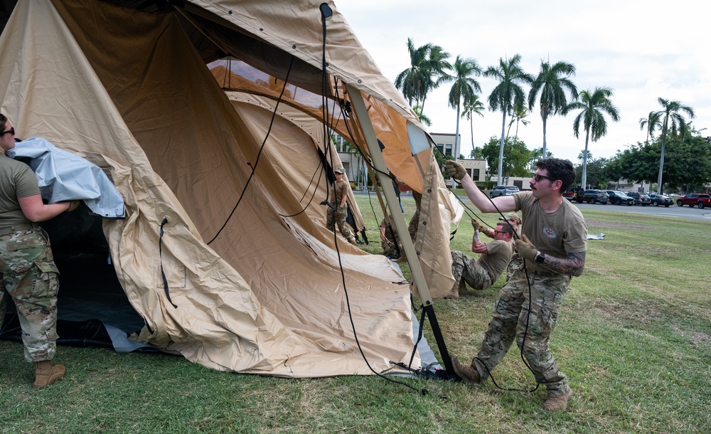 Alaska Air Guard medical Airmen practice ACE capabilities at Hickam