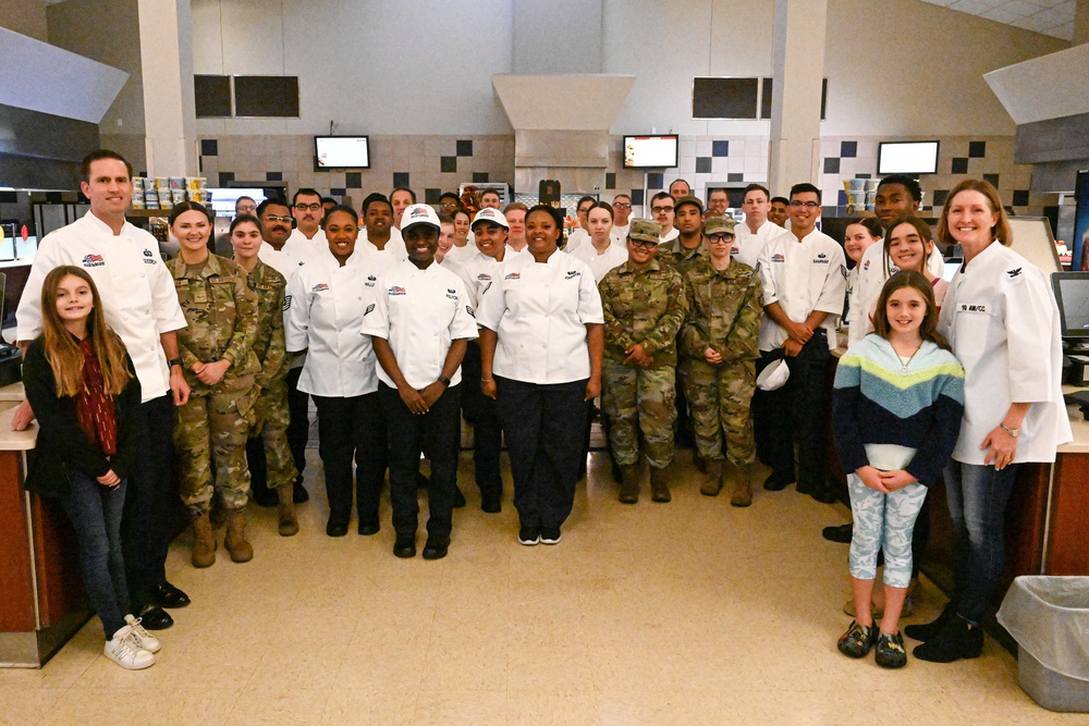 Team Little Rock celebrates Thanksgiving at Hercules DFAC