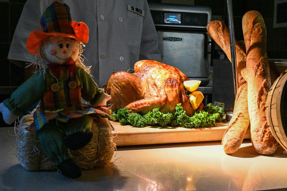 Team Little Rock celebrates Thanksgiving at Hercules DFAC