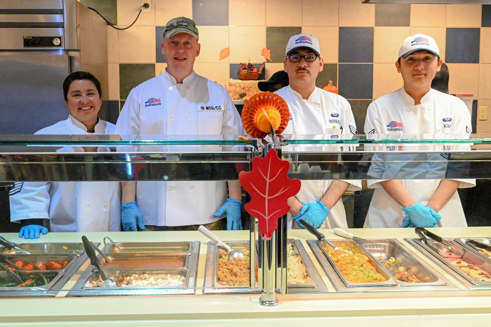 Team Little Rock celebrates Thanksgiving at Hercules DFAC