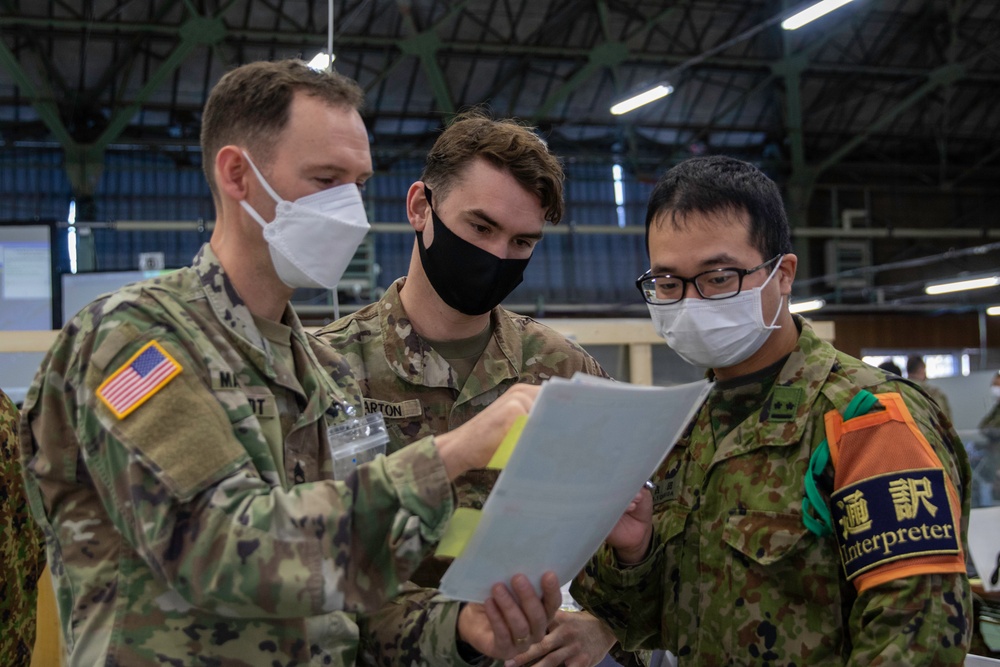 1-11th Soldiers and JGSDF Work Together During Yama Sakura 83