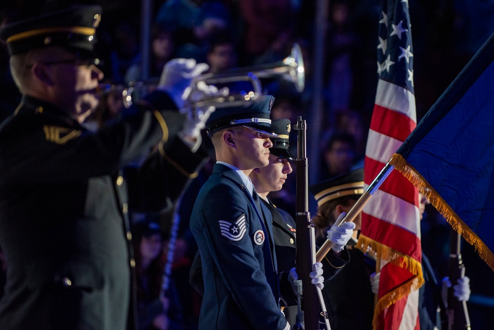 Military appreciation night at the Idaho Steelheads hockey game