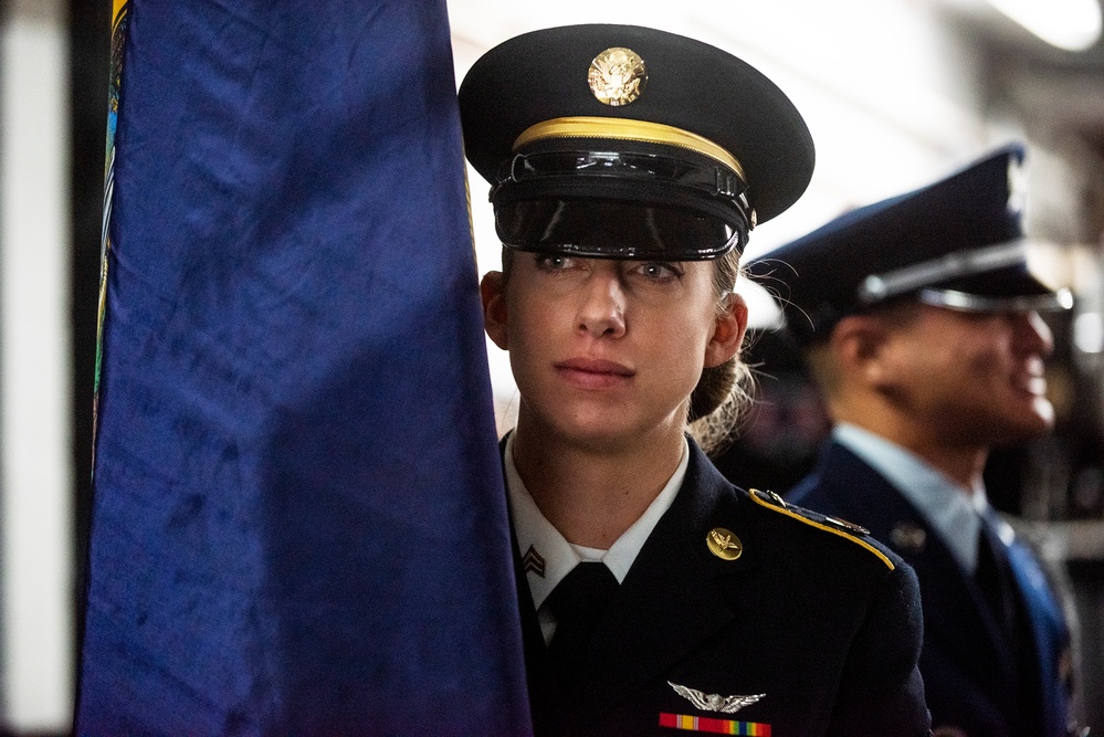 Military appreciation night at the Idaho Steelheads hockey game