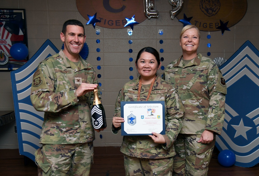 Keesler recognizes newly promoted chief master sergeants