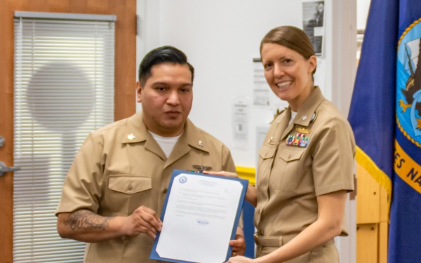 Navy Talent Acquisition Group San Antonio Celebrates the Advancement of Eight Sailors