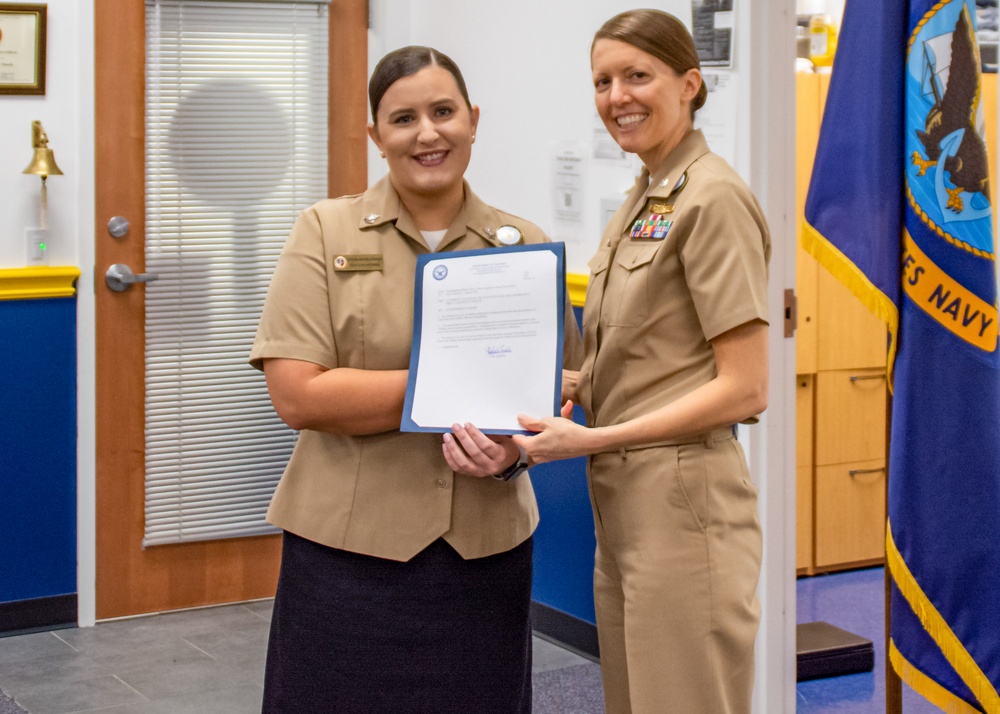 Navy Talent Acquisition Group San Antonio Celebrates the Advancement of Eight Sailors