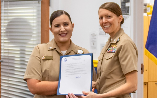Navy Talent Acquisition Group San Antonio Celebrates the Advancement of Eight Sailors