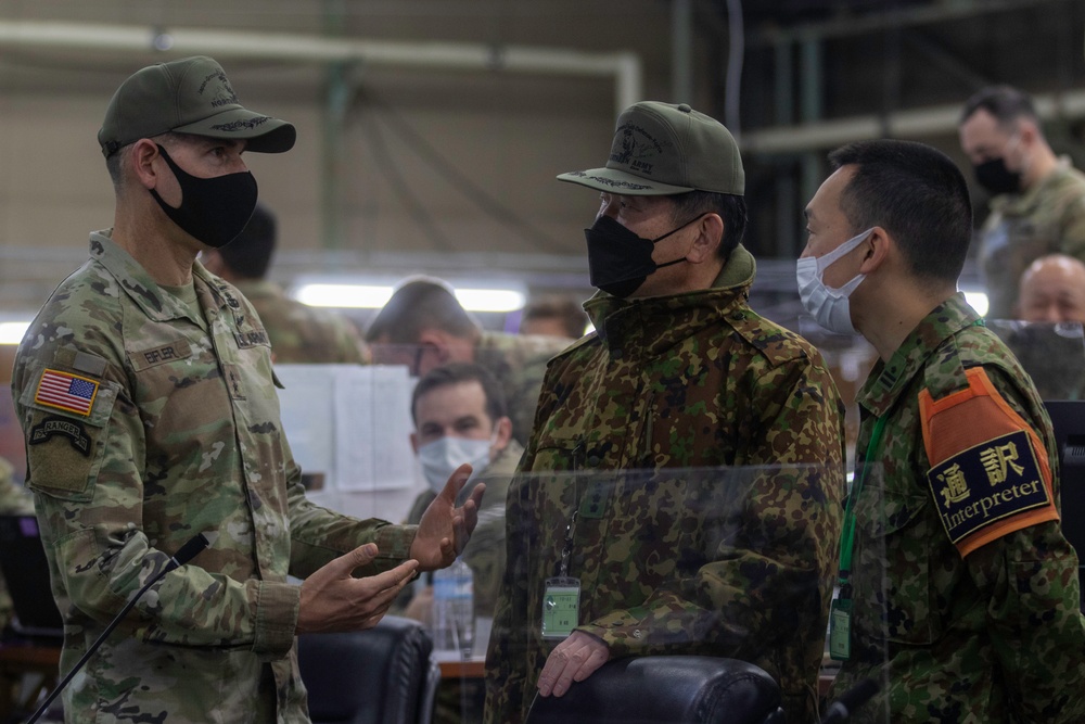 1-11th Soldiers and JGSDF Work Together During Yama Sakura 83