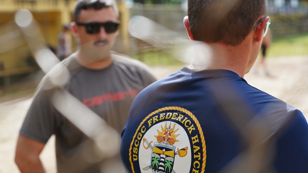 U.S. Coast Guard conducts community engagements in Pohnpei, part of Operation Rematau