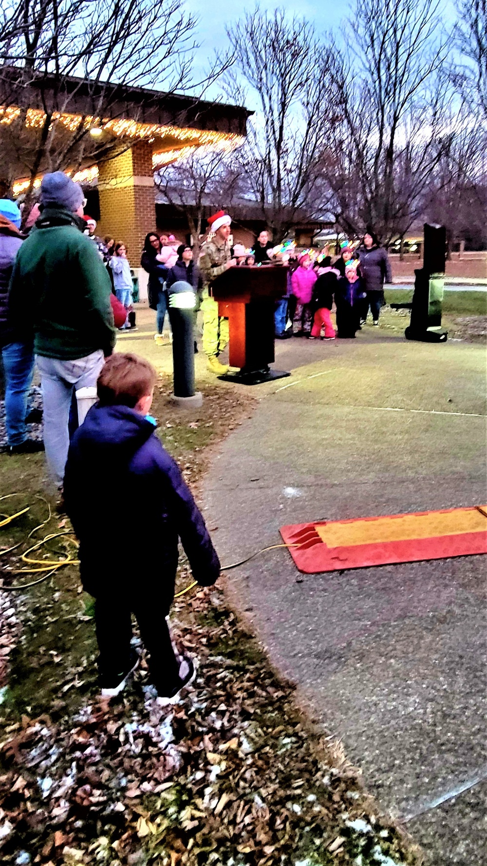 Dozens attend Fort McCoy’s 2022 Christmas Tree Lighting event