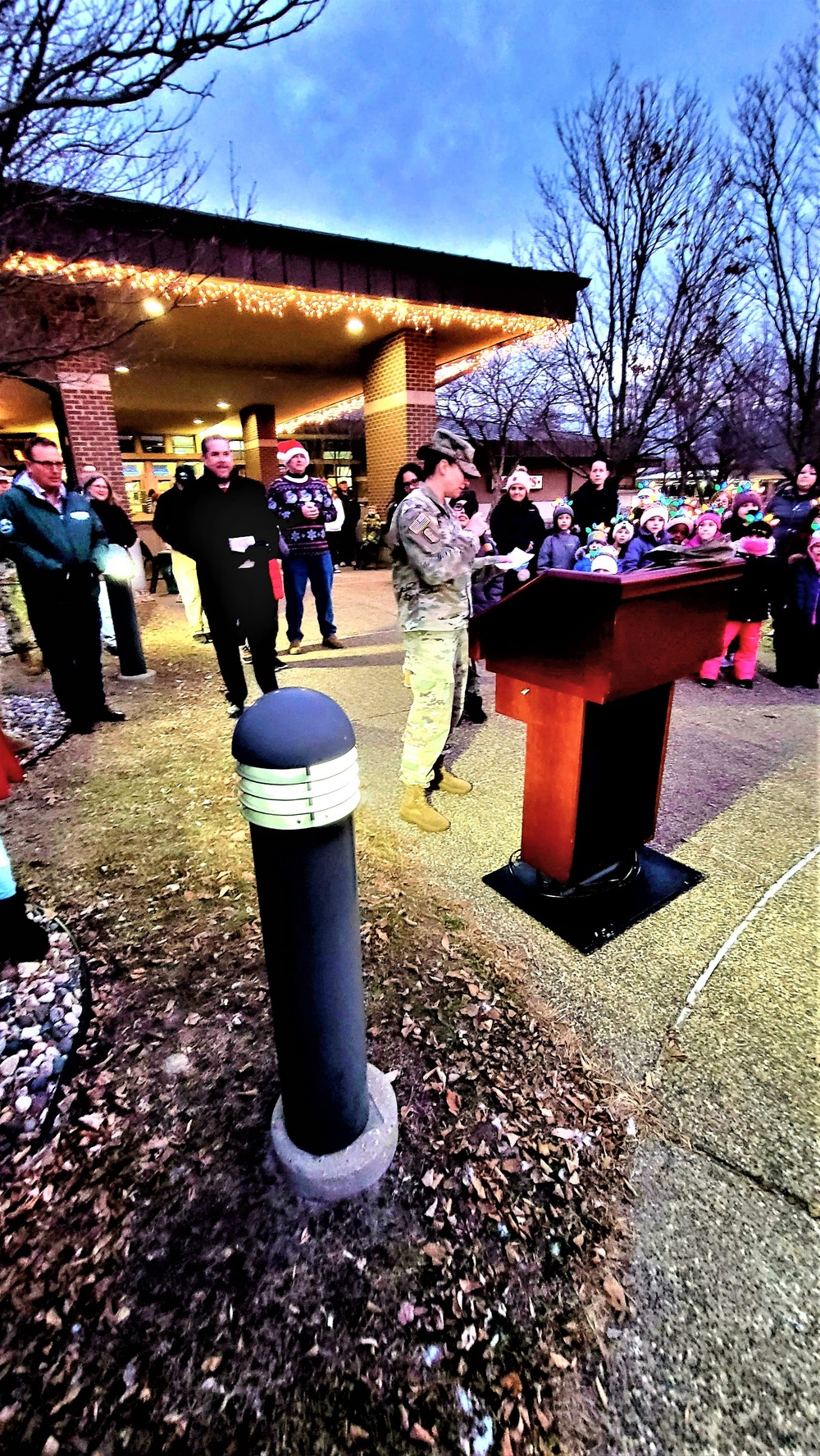 Dozens attend Fort McCoy’s 2022 Christmas Tree Lighting event