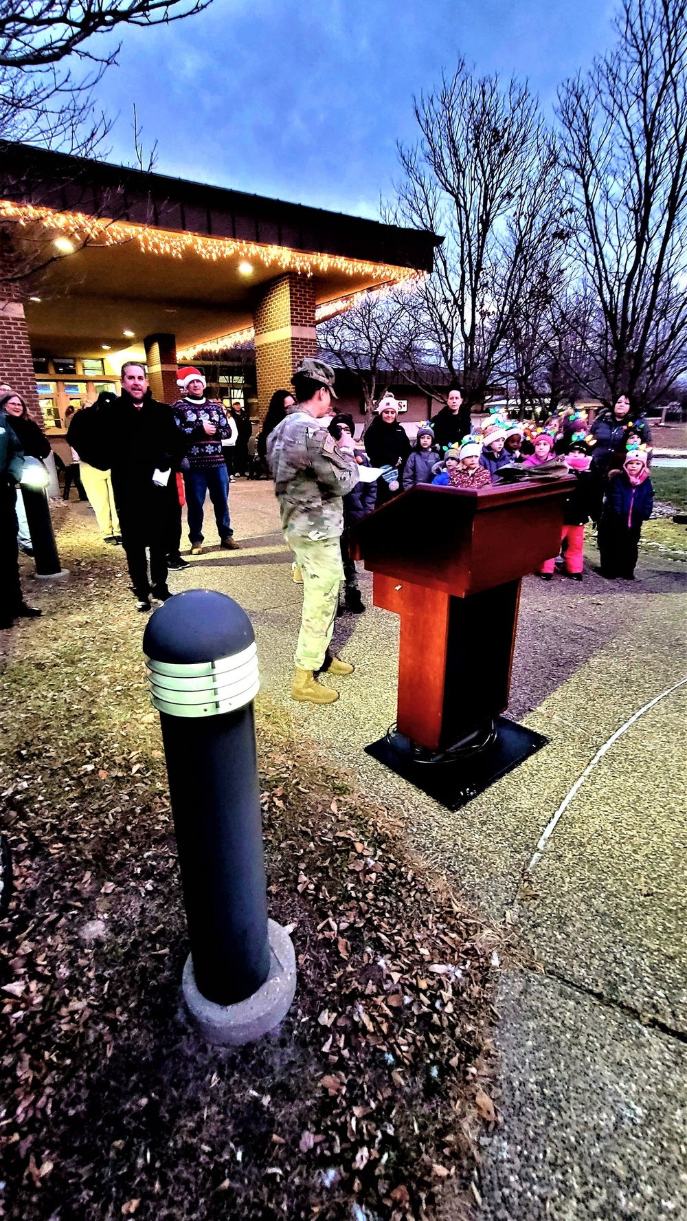 Dozens attend Fort McCoy’s 2022 Christmas Tree Lighting event