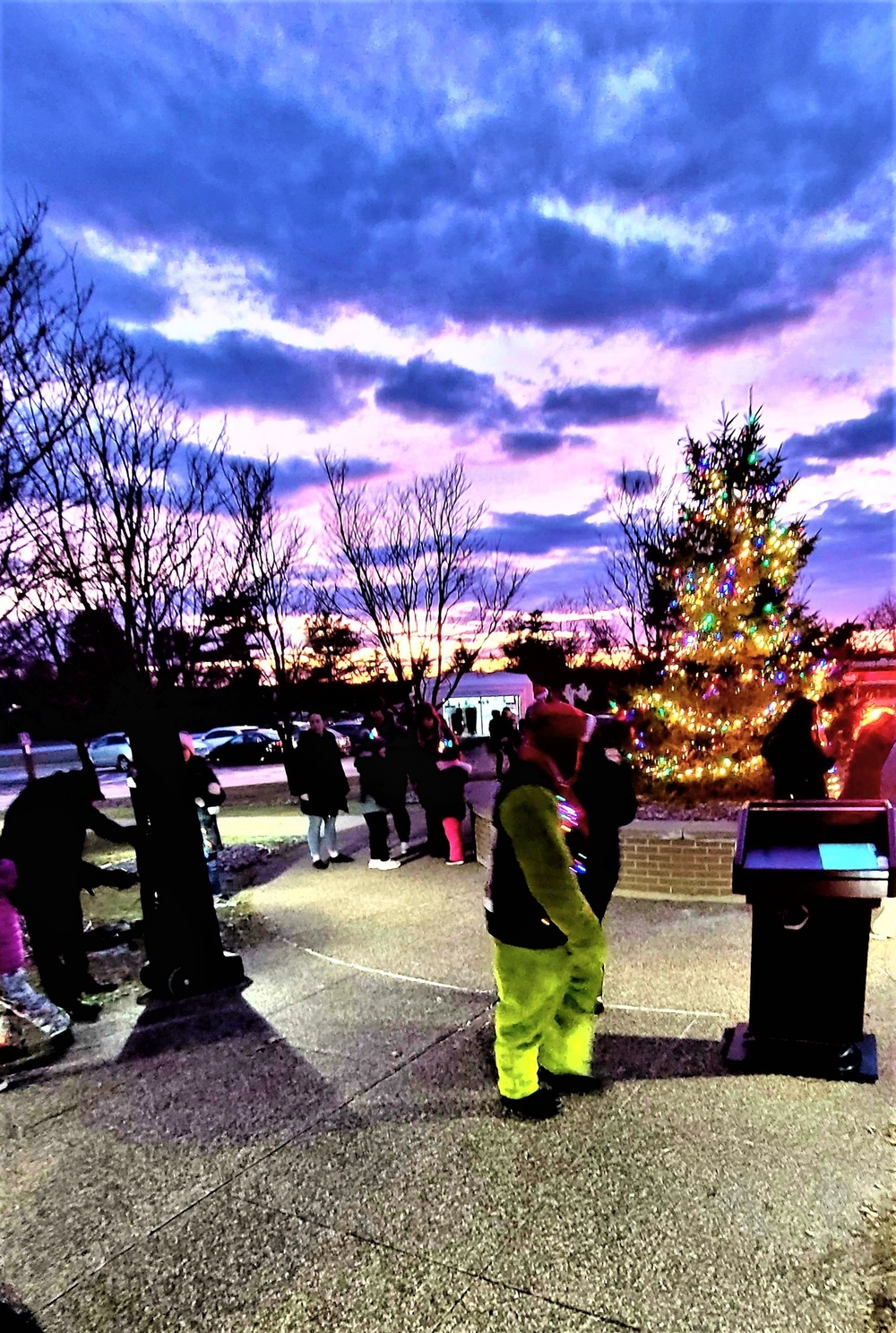 Dozens attend Fort McCoy’s 2022 Christmas Tree Lighting event