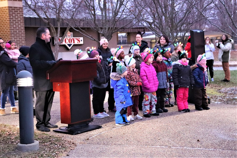 Dozens attend Fort McCoy’s 2022 Christmas Tree Lighting event