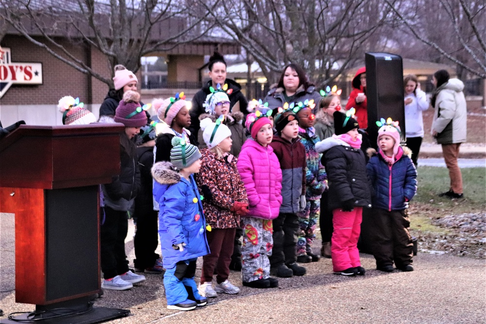 Dozens attend Fort McCoy’s 2022 Christmas Tree Lighting event