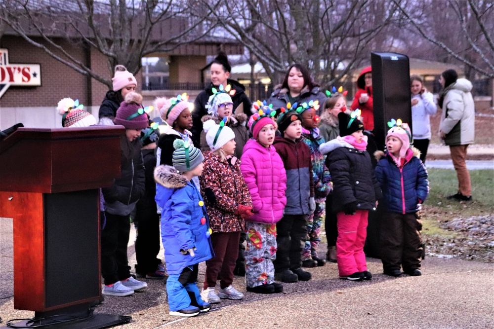 Dozens attend Fort McCoy’s 2022 Christmas Tree Lighting event