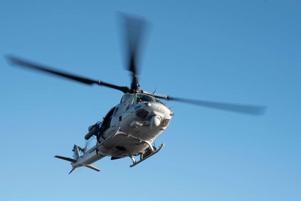 USS Tripoli, HMLA 369,  and VMM 364 Conduct Flight Operations