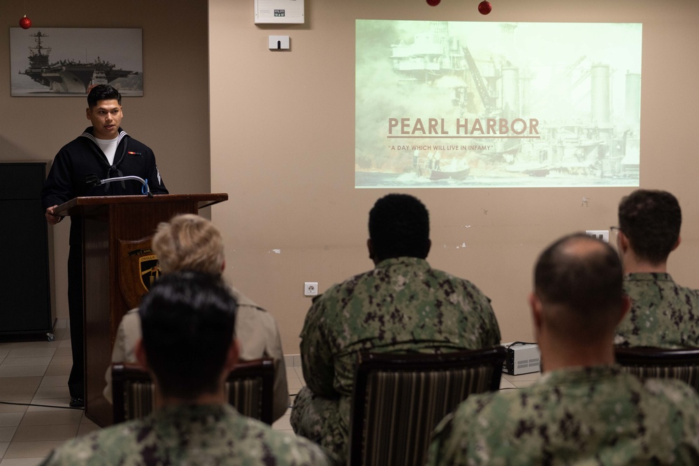 Pearl Harbor Remembrance at NSA Souda Bay