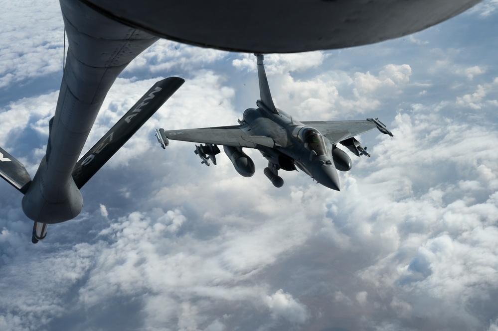 French, U.S. aircraft partner in CENTCOM AOR