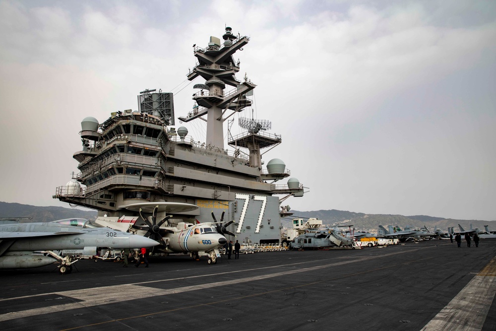 Daily Operations Aboard USS George H.W. Bush (CVN 77)