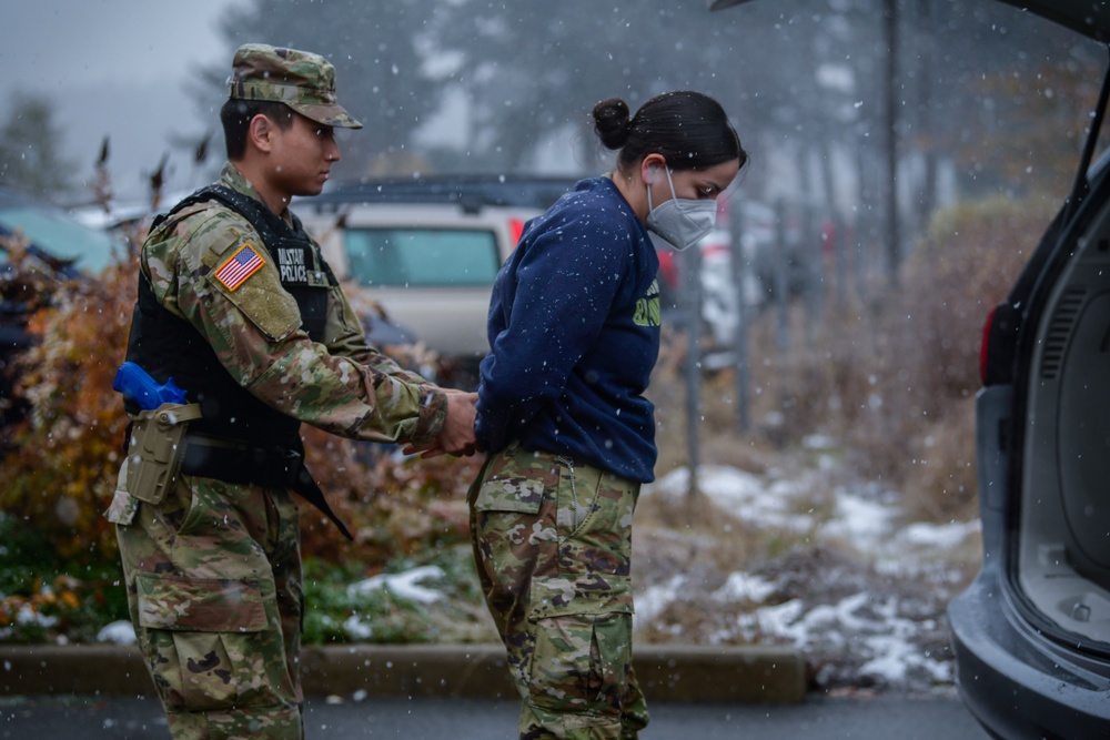 Book 'em, Danno: 506th Military Police train for high risk traffic stops