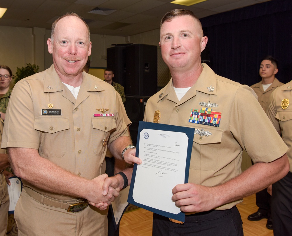 NSF Diego Garcia Frocking Ceremony