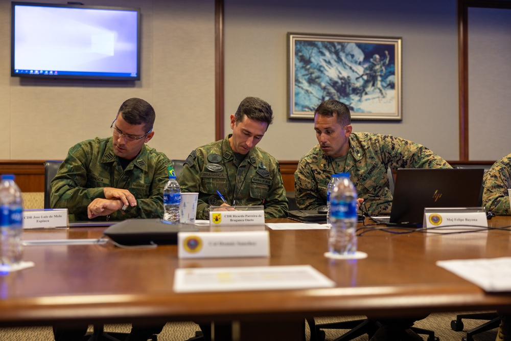 Marine Forces South hosts Brazilian Marine Corps in New Orleans for 2022 Operational Naval Infantry Committee