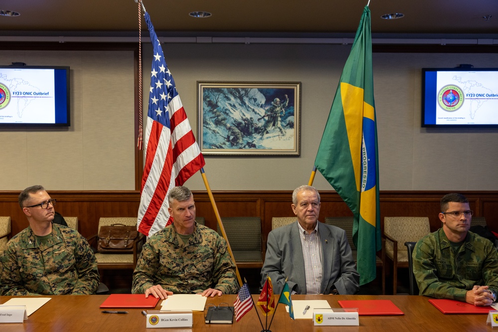 Marine Forces South hosts Brazilian Marine Corps in New Orleans for 2022 Operational Naval Infantry Committee